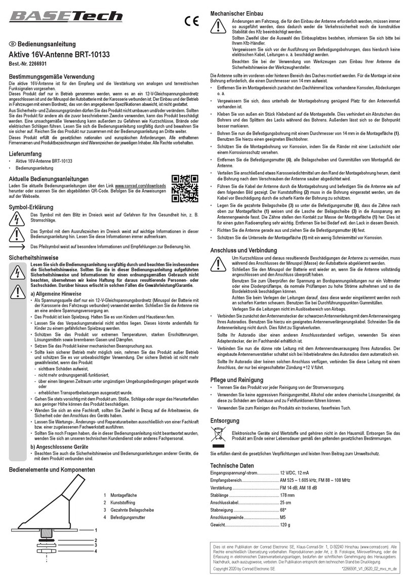 BASETech BRT-10133 User manual