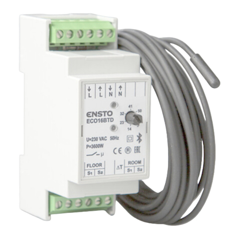 ensto ECO16BTD Installation and operating instructions