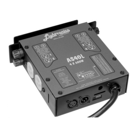Lightronics AS-40 owner's manual