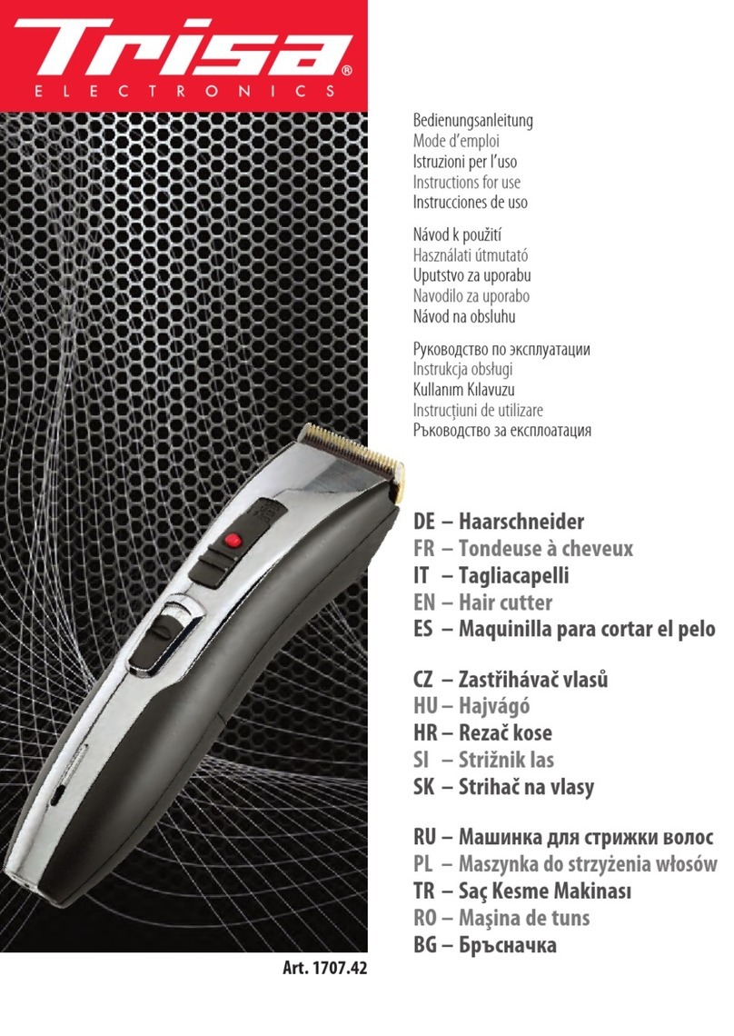 Trisa electronics 1707.42 Instructions for use