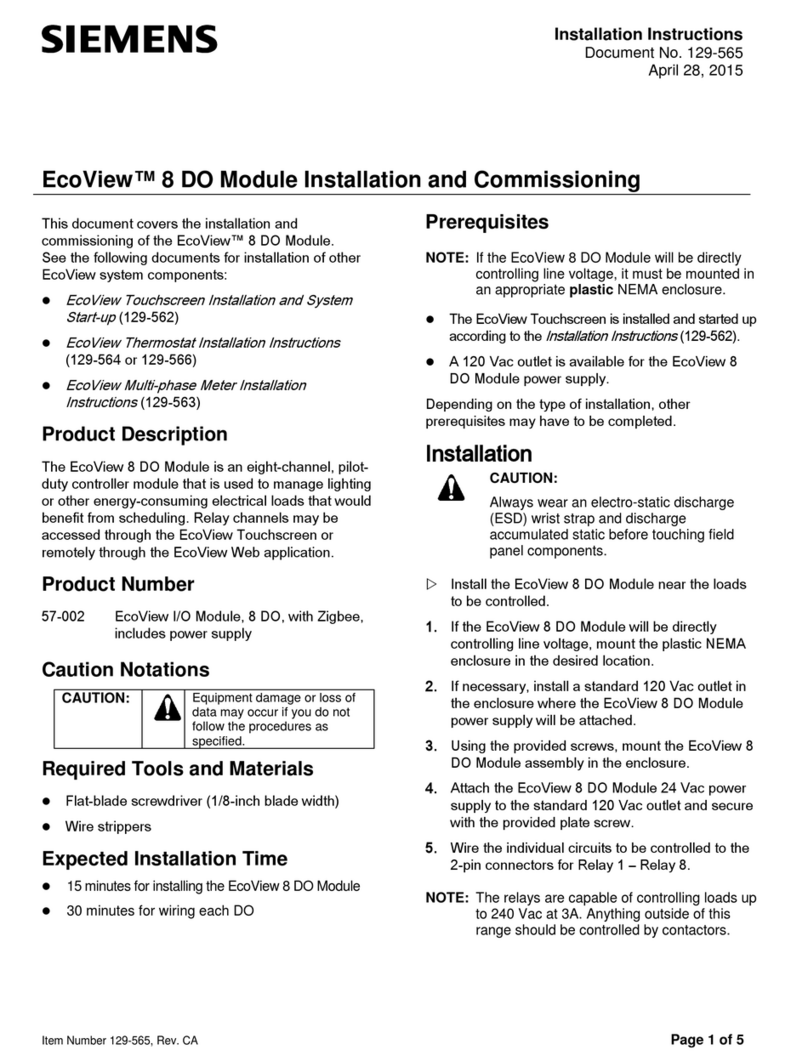 Siemens 8DO User manual