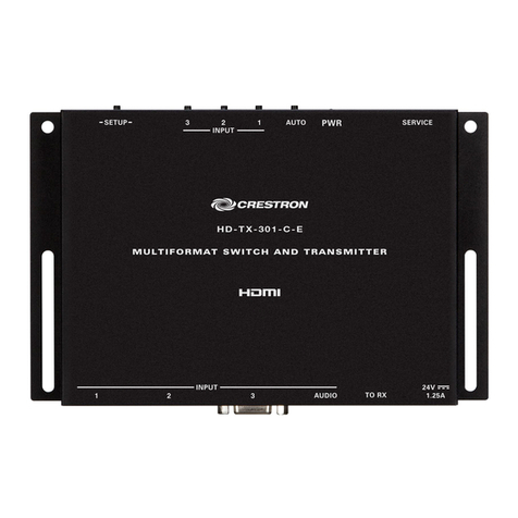 Crestron HD-TX-301-C-E Dimensional drawing