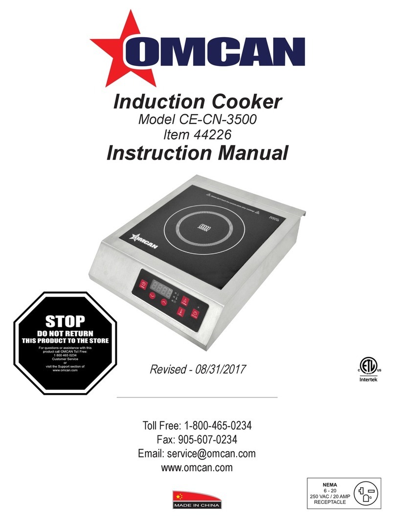 Omcan CE-CN-3500 instruction manual