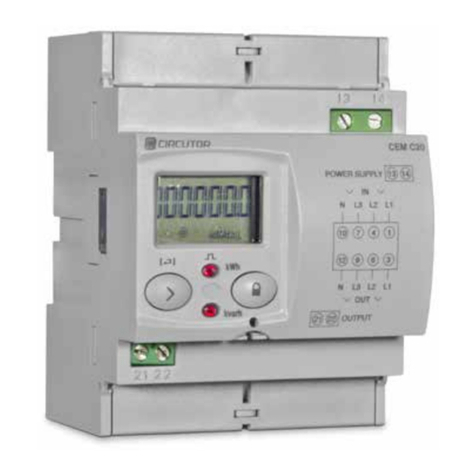 Circutor CEM-C20 User manual Circutor CEM-C20 User manual