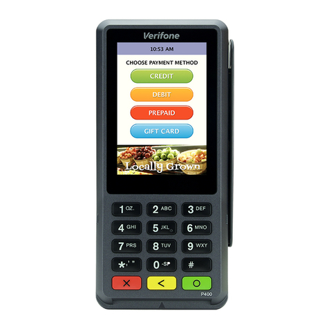 VeriFone P400 PLUS User manual