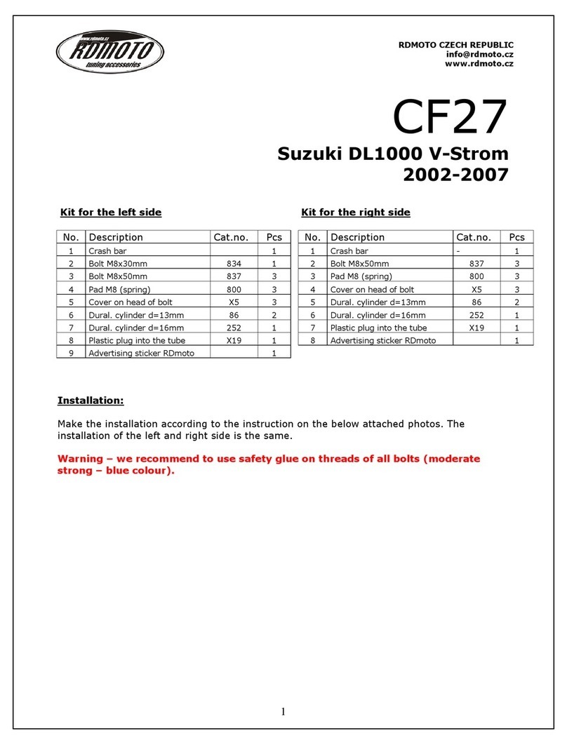 RDMOTO CF27 User manual