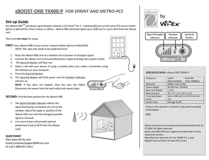 Wi-Tek zBoost ONE YX400-P Setup guide