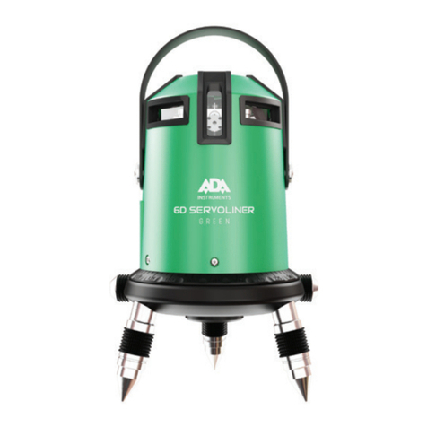 ADA INSTRUMENTS 6D SERVOLINER GREEN operating manual