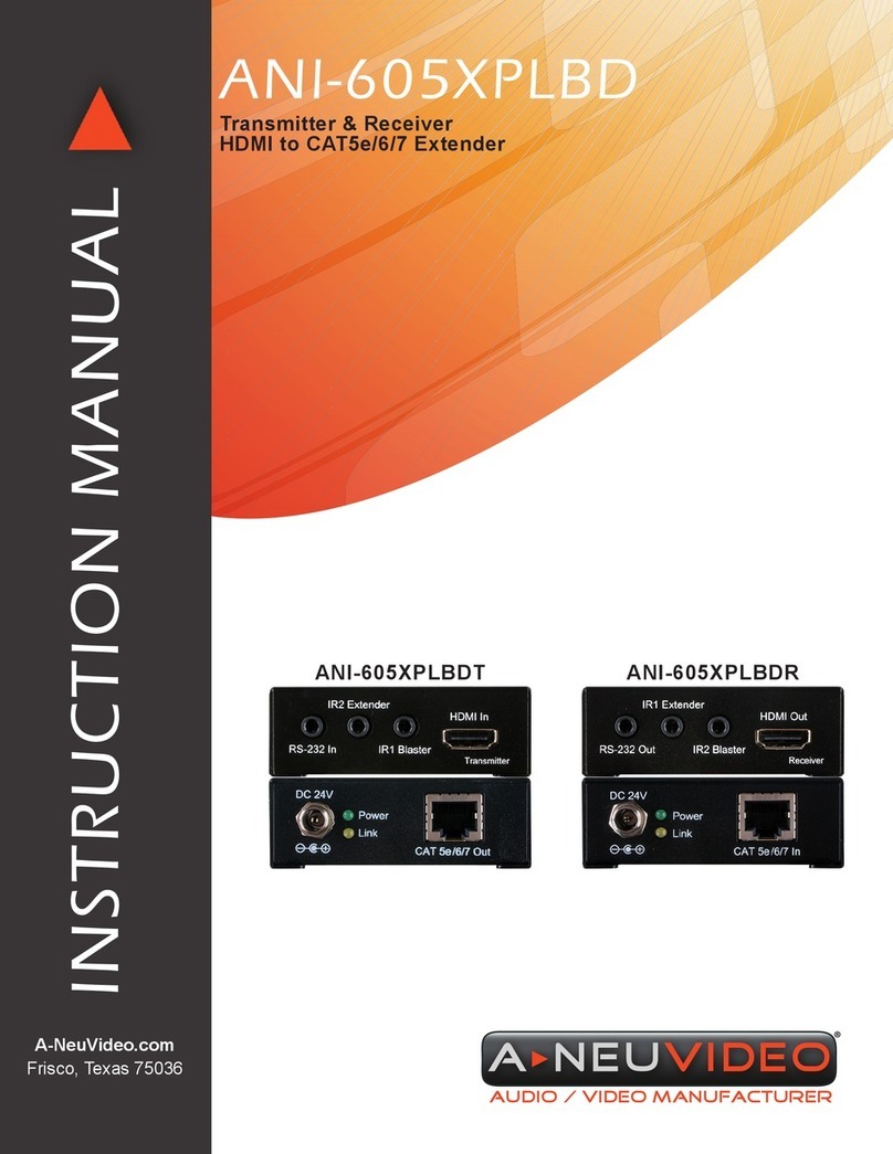 A-Neuvideo ANI-605XPLBD instruction manual