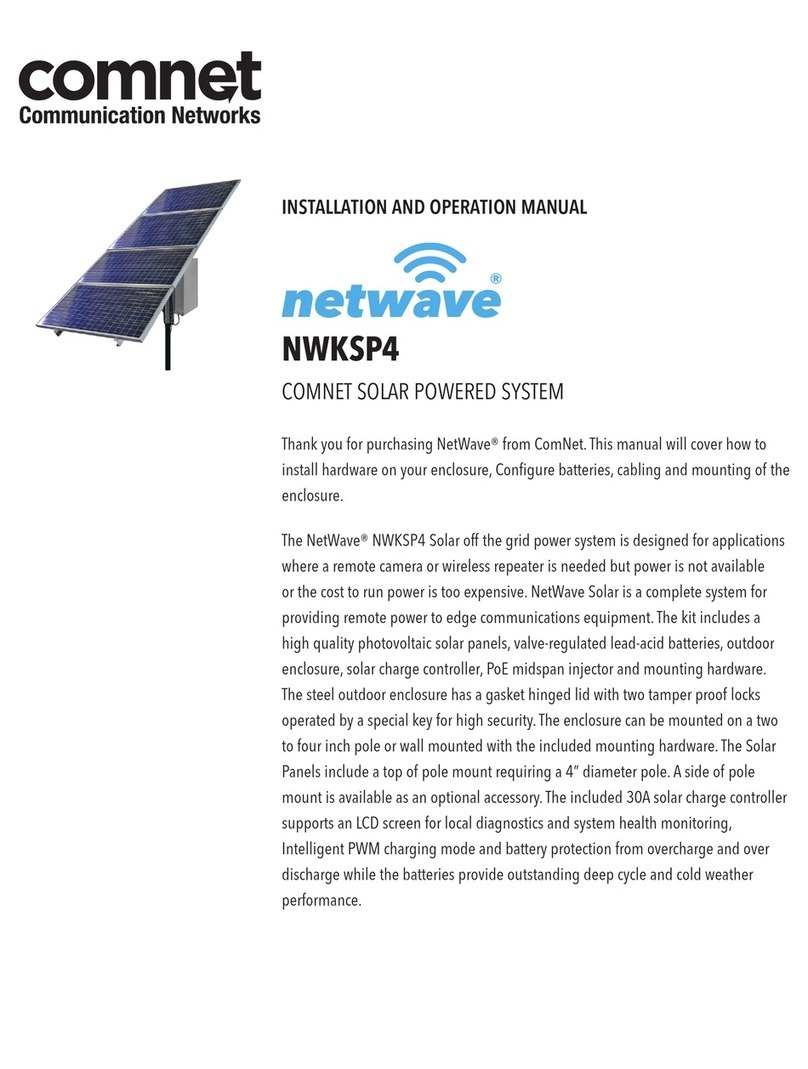 Comnet netwave NWKSP4 Installation and operation manual Comnet netwave NWKSP4 Installation and operation manual