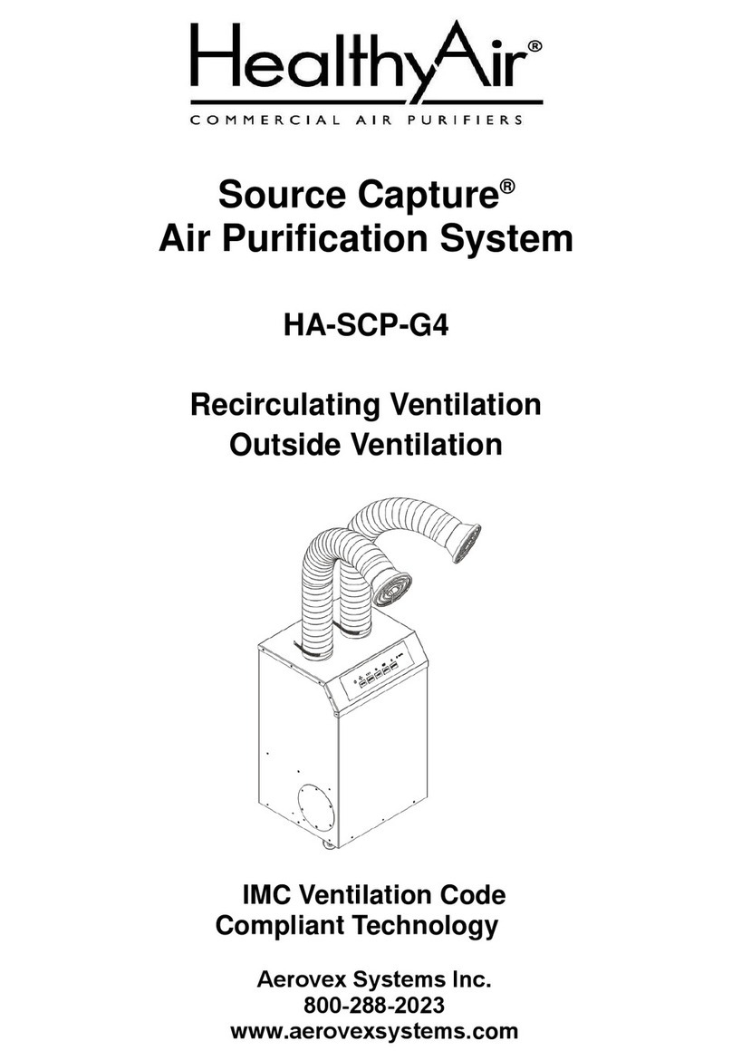 HealthyAir Source Capture HA-SCP-G4 User manual HealthyAir Source Capture HA-SCP-G4 User manual