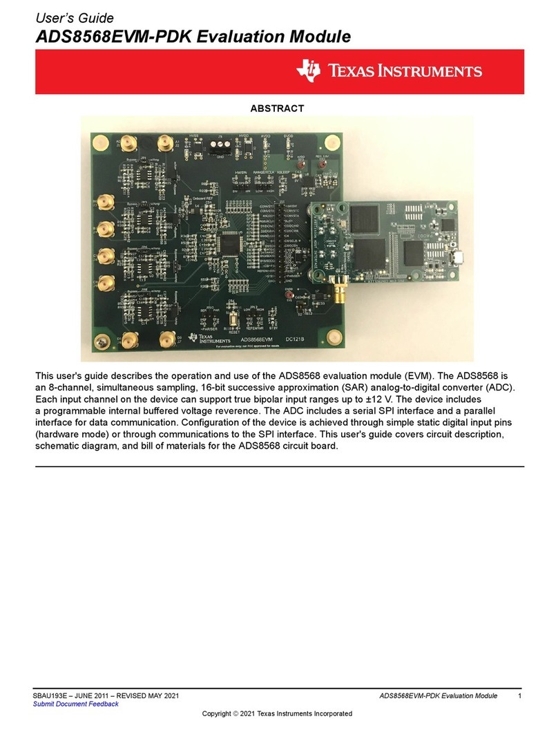 Texas Instruments ADS8568EVM-PDK User manual