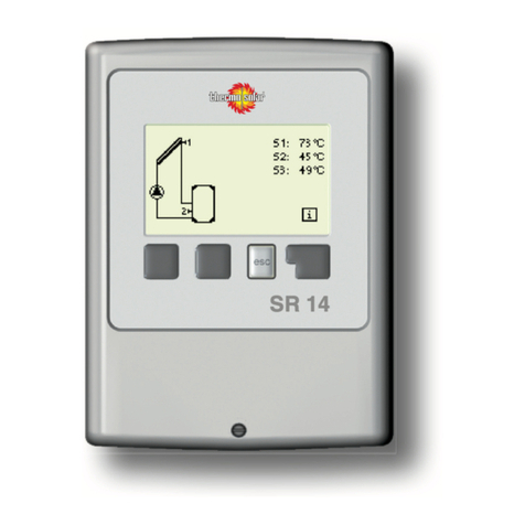 Thermo Solar SR14 Installation and operating instructions