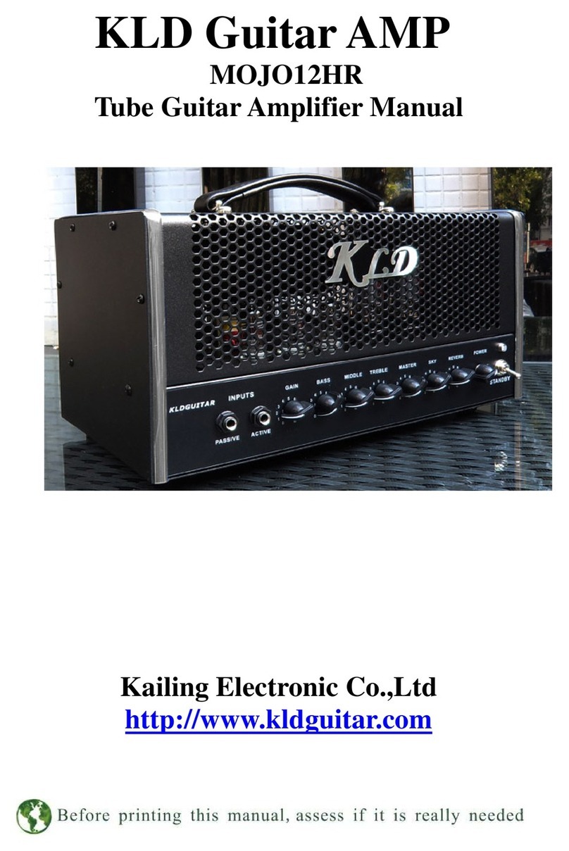 Kailing Electronic KLDGUITAR MOJO12HR manual