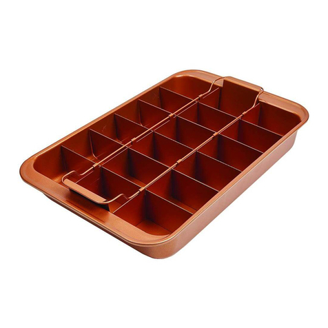 Copper Chef Bake & Crisp Pan User manual