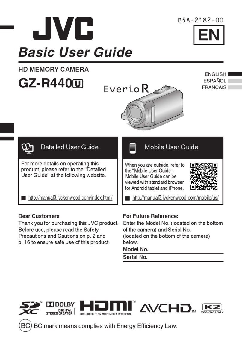 JVC Everio R GZ-R440U Operating and maintenance manual JVC Everio R GZ-R440U Operating and maintenance manual