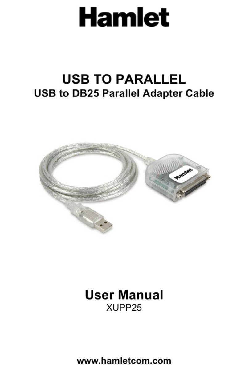 Hamlet XUPP25 user manual