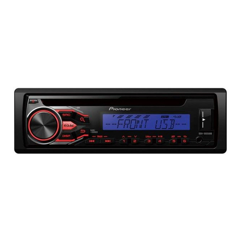 Pioneer DEH-X1890UB owner's manual