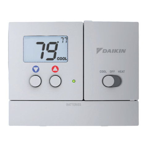 Daikin TSTATD1100-2 Operating instructions