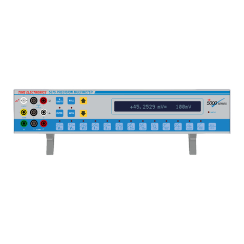 Time Electronics 5075 user manual