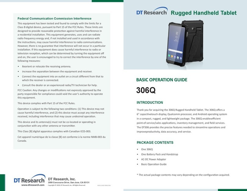 DT Research 306Q Basic operation guide