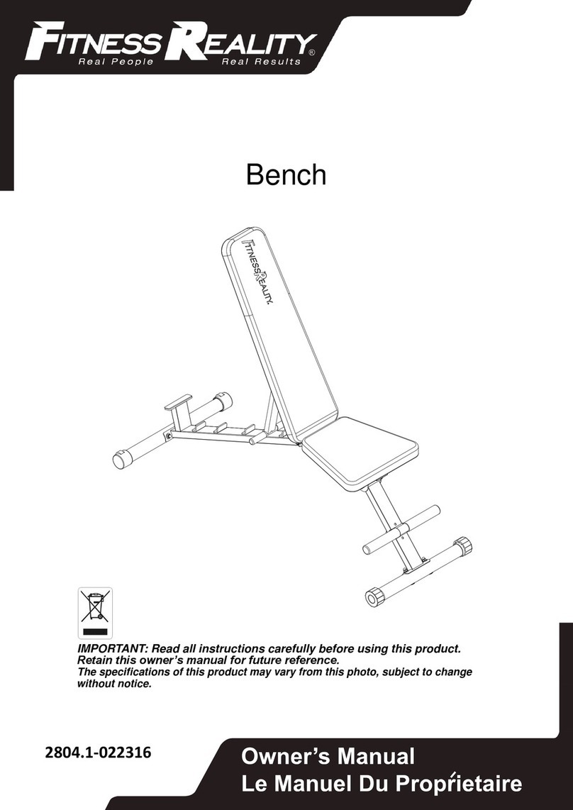 Fitness Reality 2804.1-022316 owner's manual
