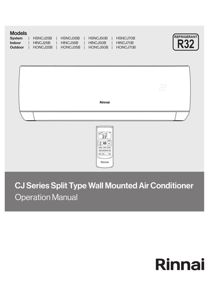 Rinnai HSNCJ25B User manual Rinnai HSNCJ25B User manual