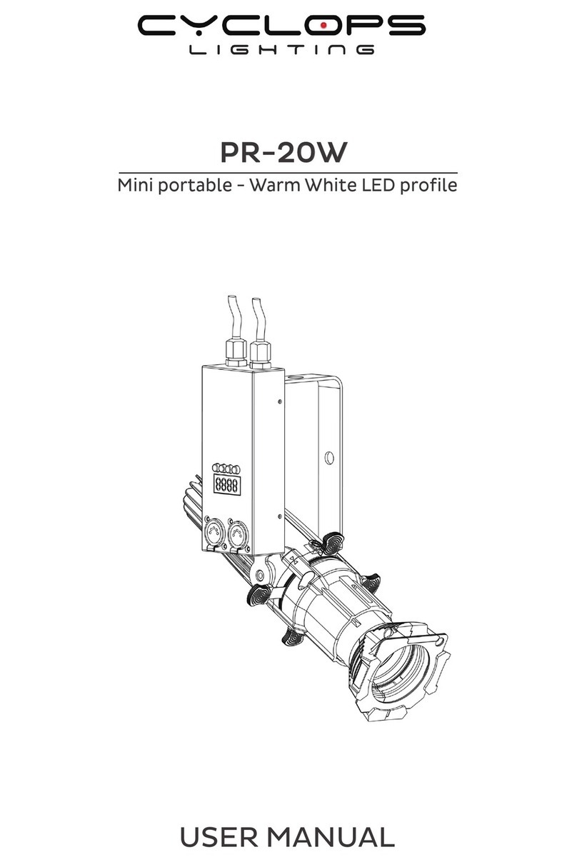 Cyclops Lighting PR-20W user manual