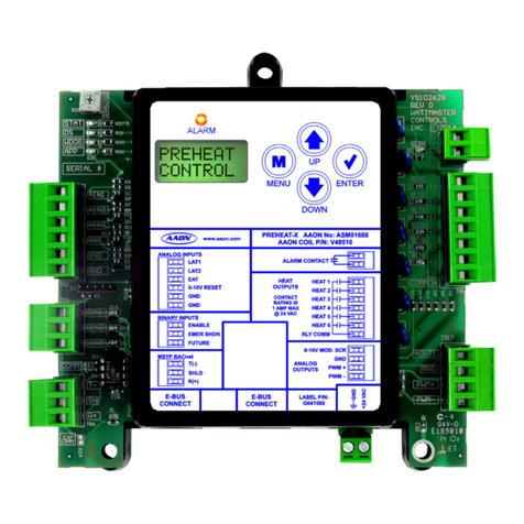AAON PREHEAT-X Quick start guide