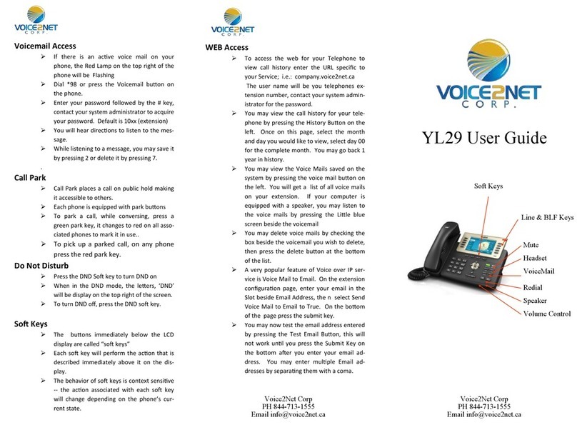 VOICE2NET YL29 user guide