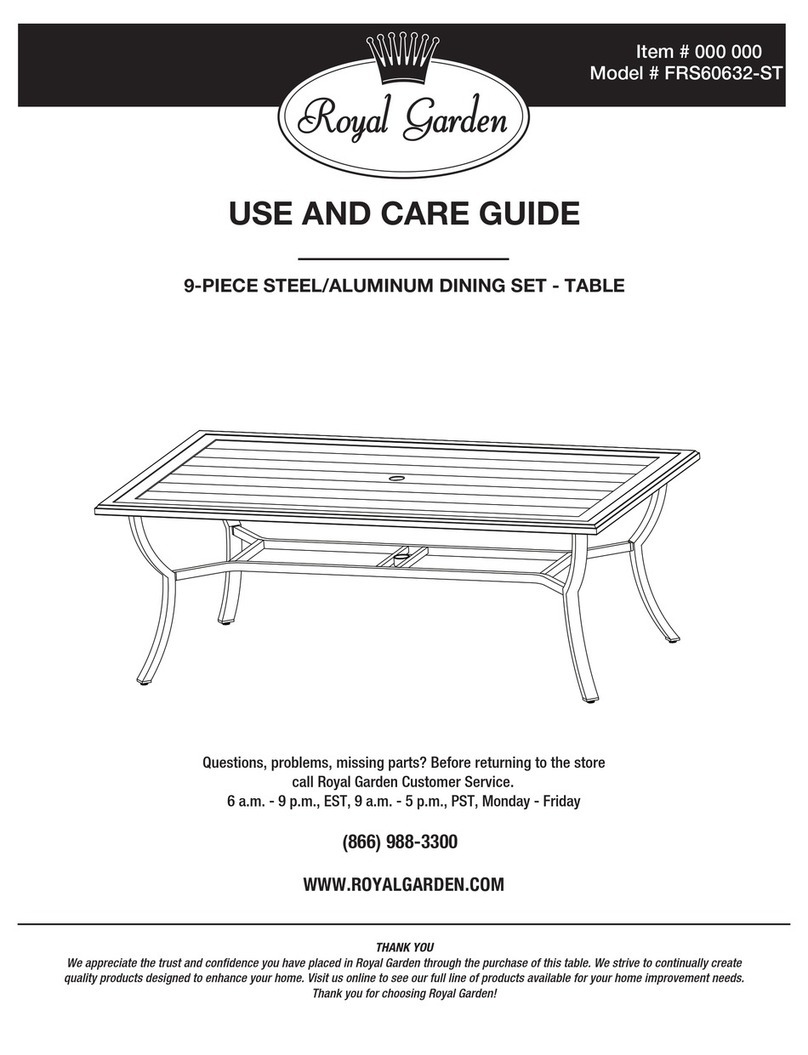 Royal garden FRS60632-ST User manual
