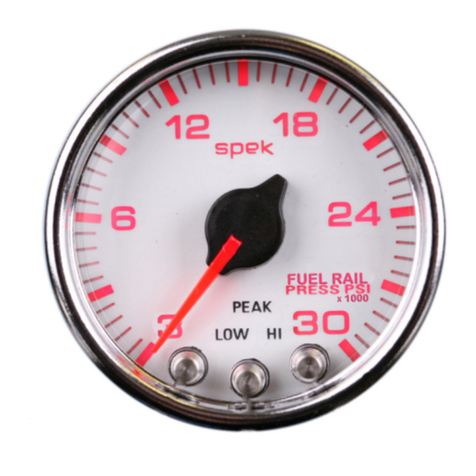 AutoMeter Spek Pro Installation manual