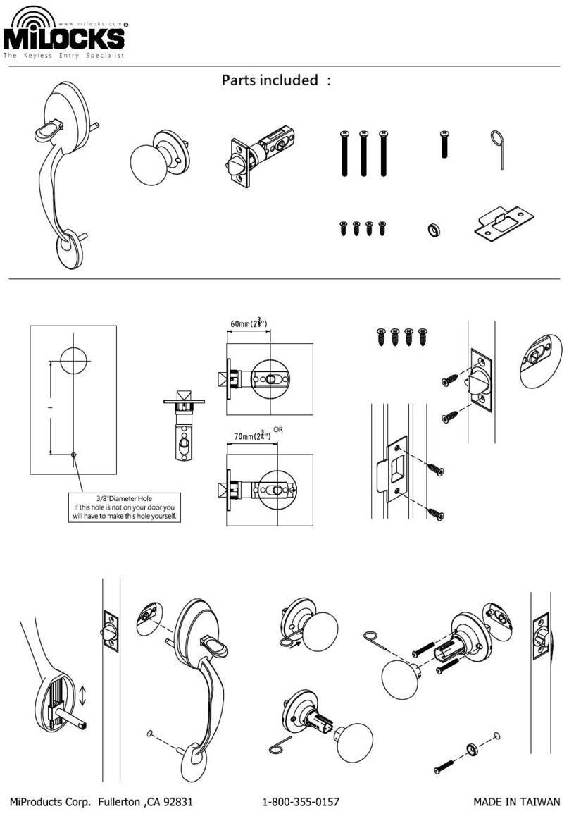 Milocks PSGH quick start guide