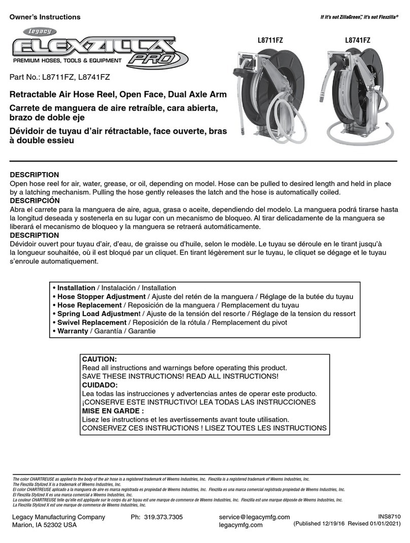 legasy FlEXZULLA PRO L8711FZ User manual