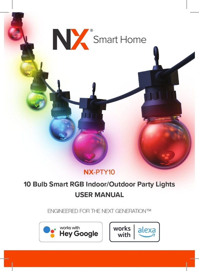 NX Smart Home NX-PTY10 user manual