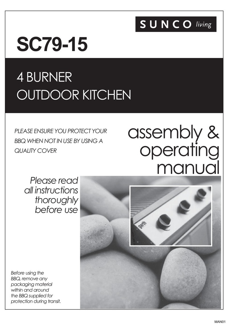 Sunco living SC79-15 Assembly & operating manual Sunco living SC79-15 Assembly & operating manual