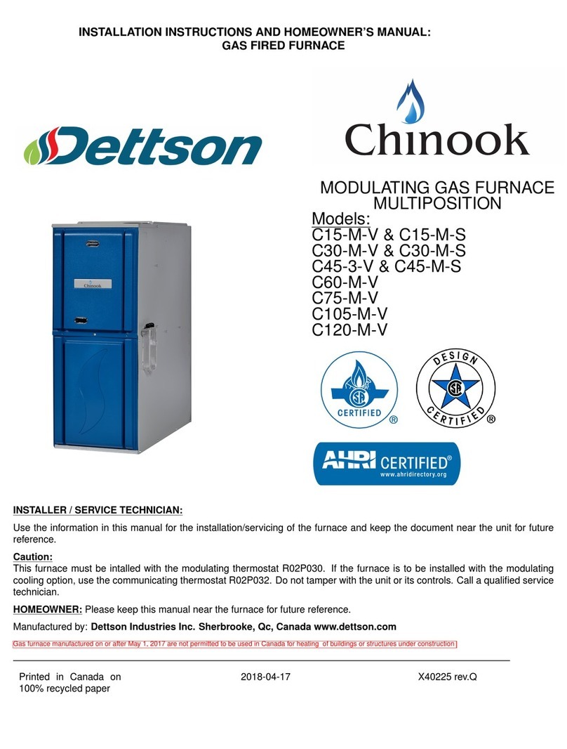 Dettson Chinook C45-3-V Assembly instructions