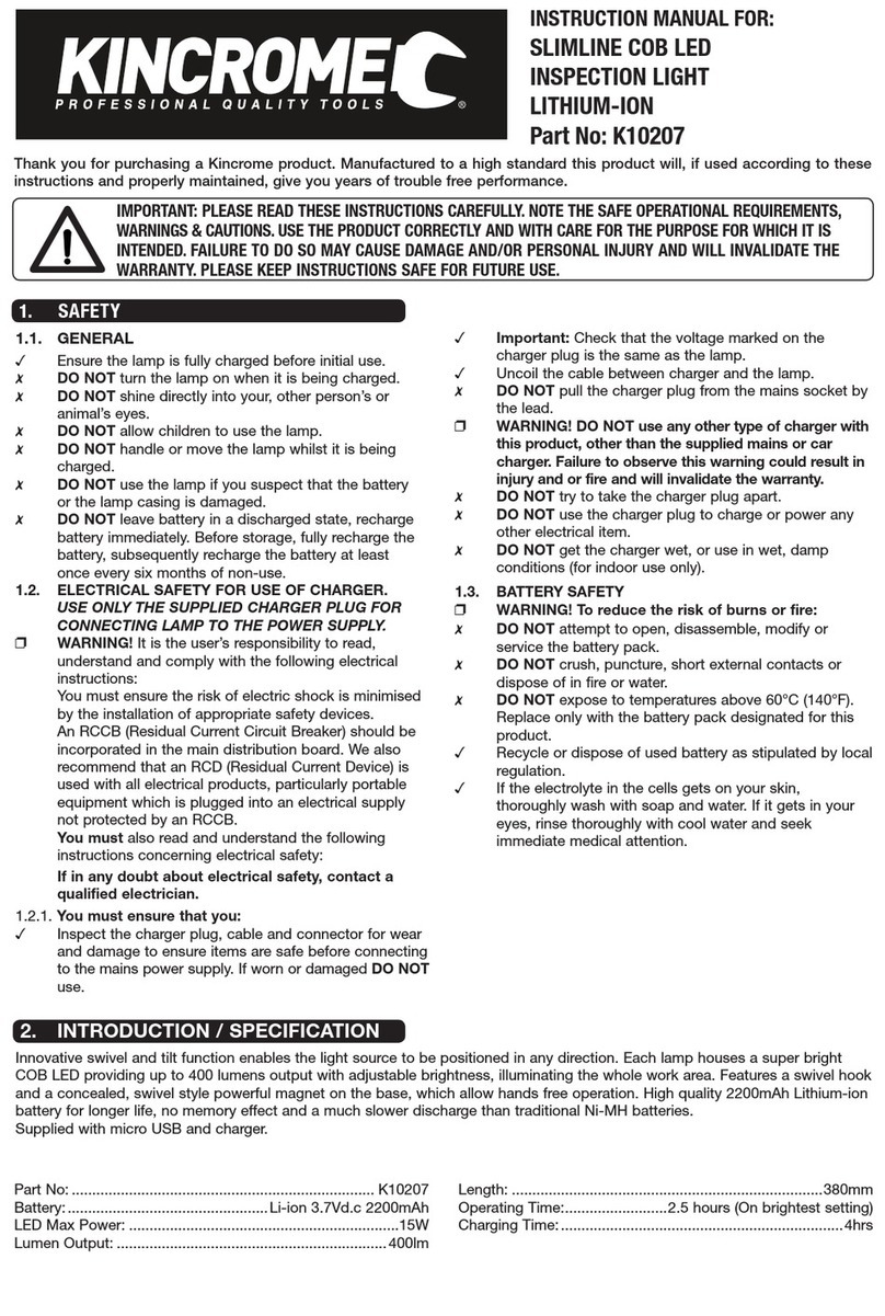 kincrome K10207 instruction manual