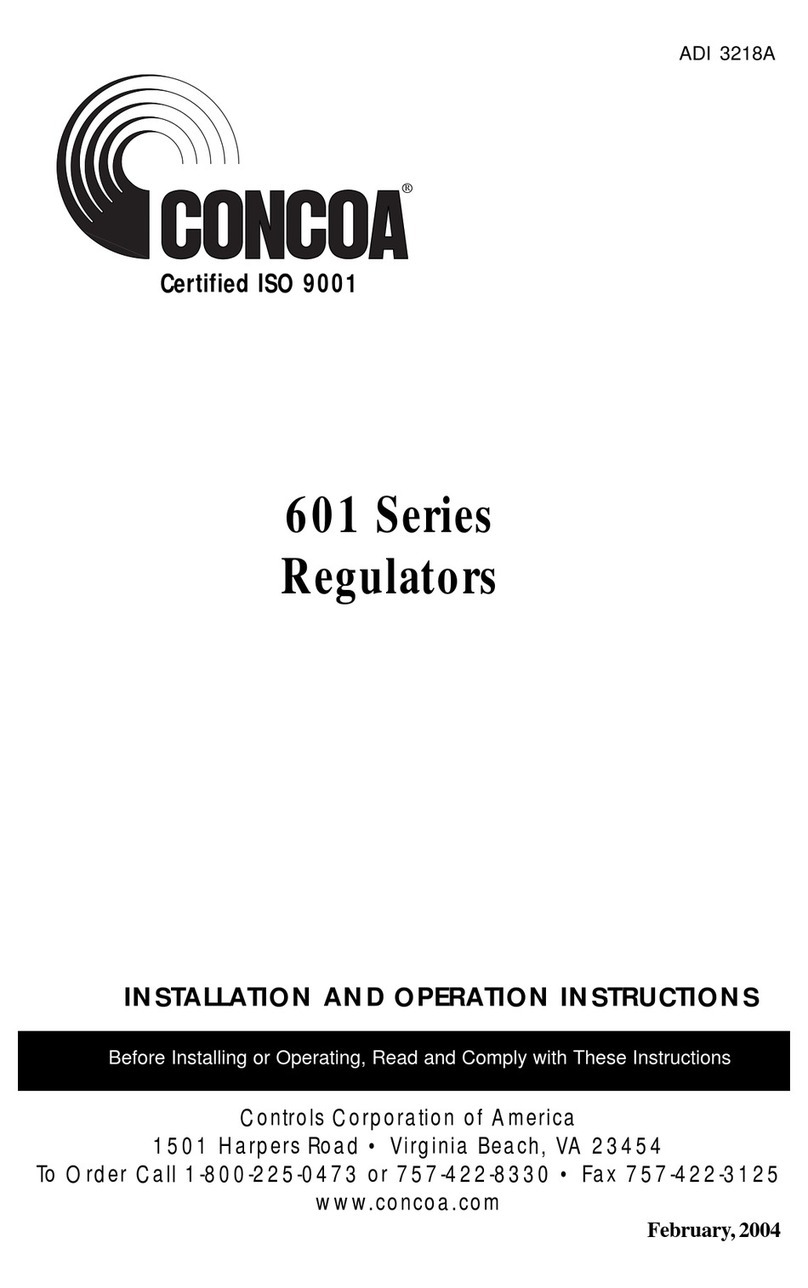 Concoa 601 Series User manual