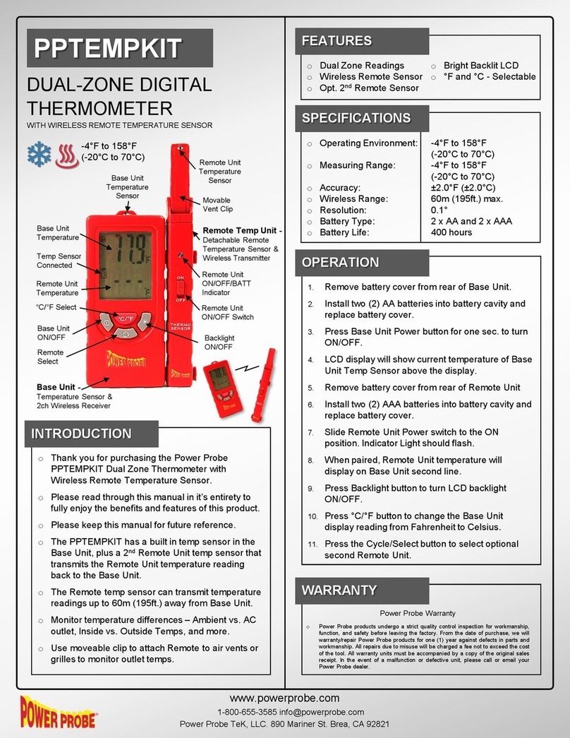 Power Probe PPTEMPKIT manual