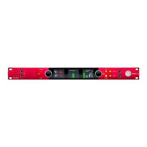 Focusrite Red 8Line User manual