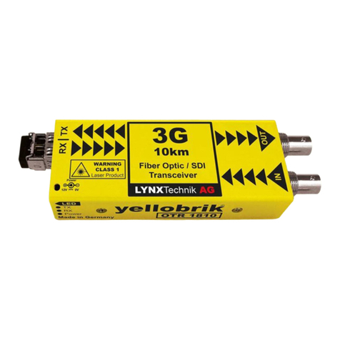 Lynx yellobrik OTR 1810-1 LC quick reference