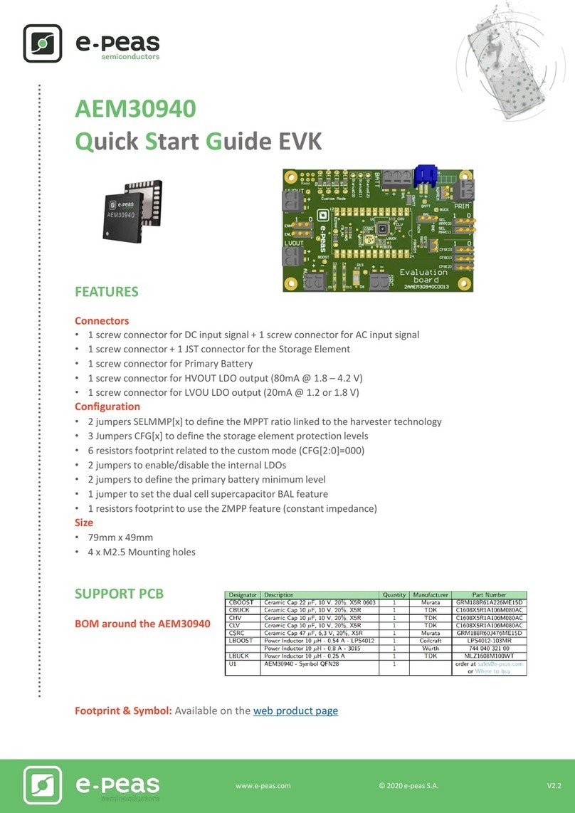 E-peas AEM30940 quick start guide
