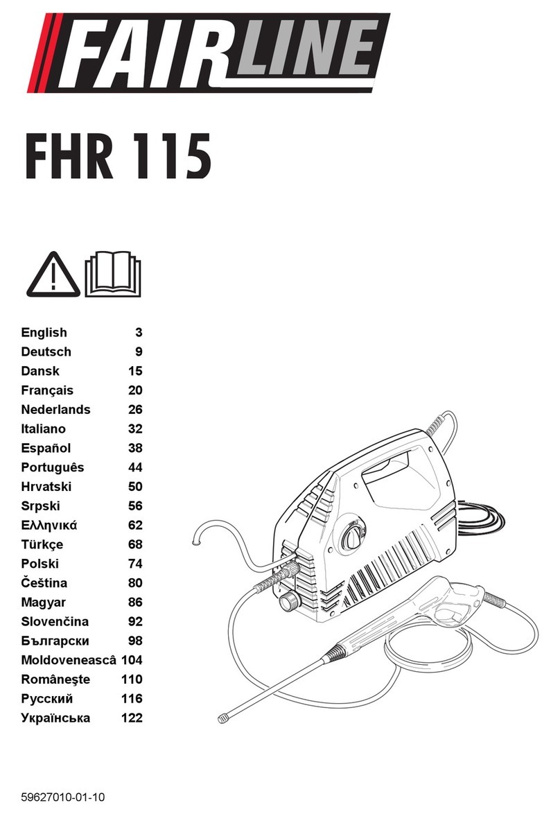FAIRLINE FHR 115 manual