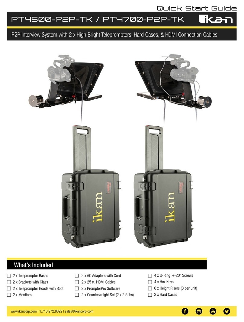 Ikan PT4500-P2P-TK User manual