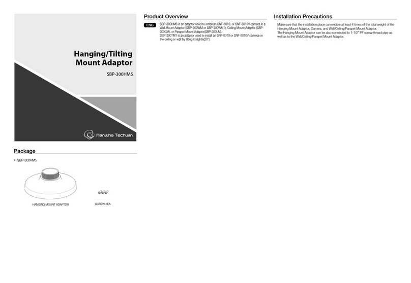 Hanwha Techwin SBP-300HM5 User manual