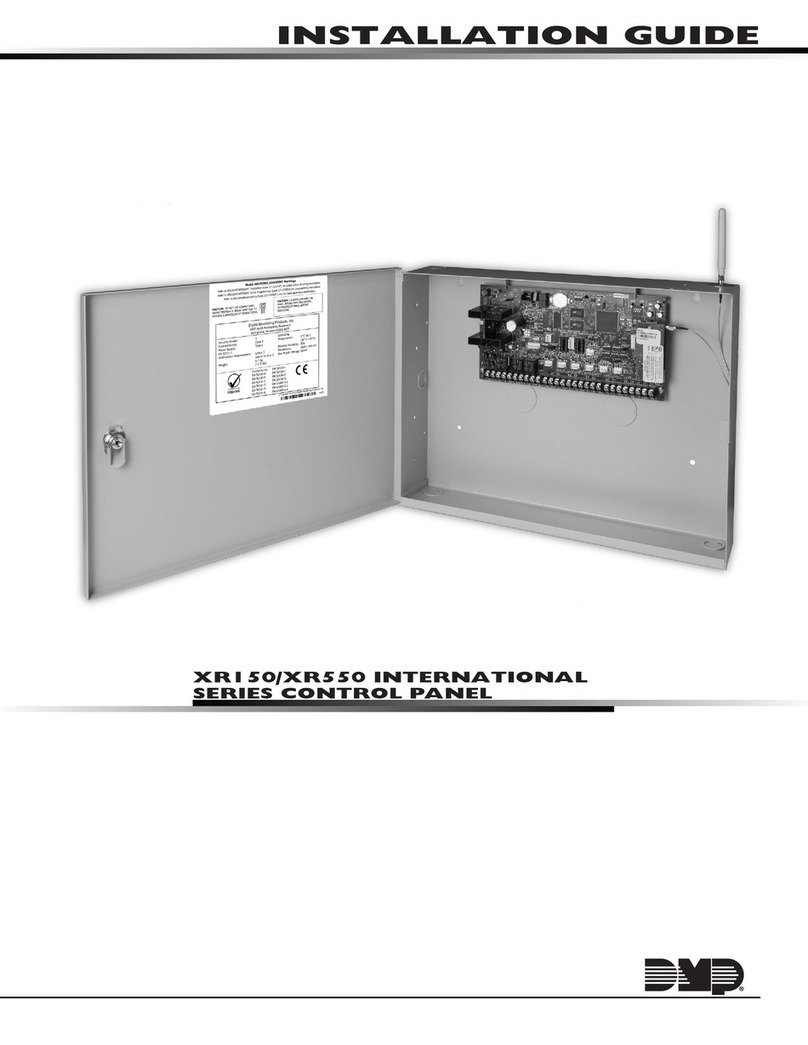 DMP Electronics XR550 series installation guide