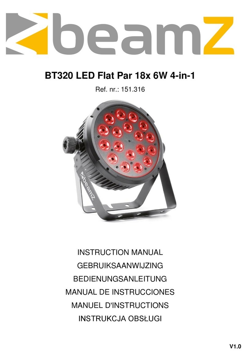 Beamz BT320 instruction manual