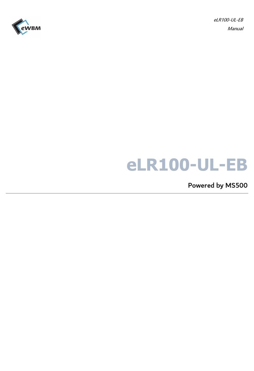 eWBM eLR100-UL-EB User manual