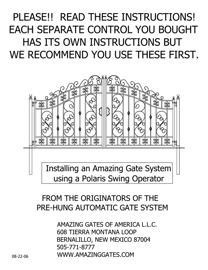 Amazing Gates Polaris 500 Installing